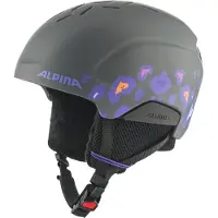 Alpina Skihelm Pizi Kinder Midnight/Grey Leo Matt-51 - 55 cm