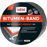 MEM Dach Reparaturband 150 mm x 10 m, Alumfarben