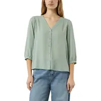 Comma Shirtbluse mit V-Ausschnitt