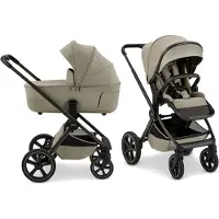Novi Baby Luna Premium Kombikinderwagen – ab Geburt bis 22 kg – mit Babywanne & Sportsitz – inkl. Regenschutz, Moskitonetz & Adapter-Set