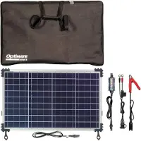 Optimate Solar DUO 40W Travel Kit, TM-522-D4-TK, 6-stappen 12V / 12.8V 3.33A gesloten solar accu bes