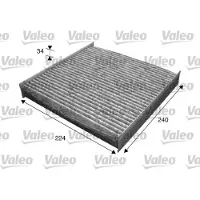 Valeo 715629 Innenraumfilter Pollenfilter passend für PEUGEOT PARTNER Kasten Aktivkohle