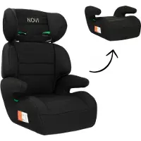 Novi Baby Charly Premium Autositz – i-Size – Gurtbefestigung – Schwarz – Geeignet für Kinder von 126 bis 150 cm