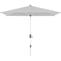 Doppler Knirps, Sonnenschirm / Mittelmastschirm "Apoll 300 x 200", light grey, 300 x 200 cm