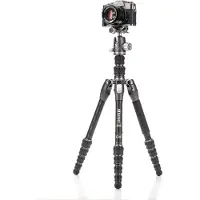 Benro FRHN05CVX20, 3 Bein(e), Schwarz, 139,5 cm, 1,24 kg