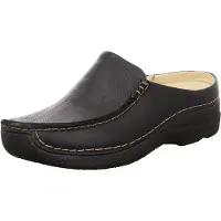 Wolky Komfort Pantoletten Seamy-Slide Damen 333537373632 Schwarz 38 EU