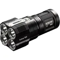 Nitecore TM28, Hand-Blinklicht, Schwarz, LED, 4 Lampen, 6000 lm, 107200 CD