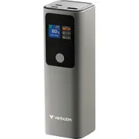 Verbatim 32269, 27000 mAh, Lithium-Ion (Li-Ion), Power Delivery 3.1, Quick Charge 3.0, 3,7 V, 183 W, Grau
