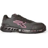 Upower Damensicherheitsschuh MICHELLE S1P SRC ESD EN ISO 20345 Gr. 37 schwarz/rosa