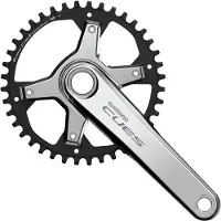 Shimano Kurbelgarnitur CUES FC-U6030-1 "Polished Silver Edition", 10/11-fach, 42T, 170 mm
