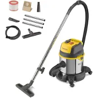 Stanley SXVC20XTE, Trocken&Nass, Schwarz, Edelstahl, Gelb, Drehregler, 20 l, 33 l/s, 18 kPa