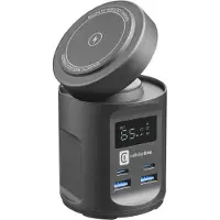 Cellularline MAG HUB, Drinnen, AC, Kabelloses Aufladen, 1,5 m, Schwarz