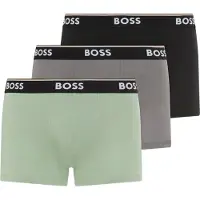 BOSS Trunk Packung, 3 Stk. aus Stretch-Baumwolle mit Logo-Bund, mittlere Bundhöhe
