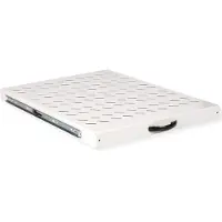 Roline 19-Zoll Fachboden 1 HE, ausziehbar 550 T 25 kg grau