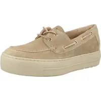 Paul green Damen Plateau Mokassin beige 5