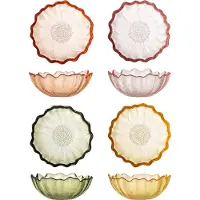 Bloomingville – Kana Schale – mehrfarbig – 4er-Set – Glas