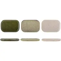 Ginza.se Addison Plate-set Of 3-stoneware Teller
