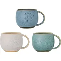 Bloomingville – Harriet Becher – 3er-Set – blau