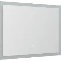 Posseik LED Spiegel 60x53 cm mit Touch Bedienung