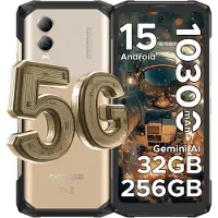 Oukitel WP66 Outdoor Handy 5G Android 16 - 36GB+512GB Dimensity 7025 - 6.6" 120Hz 11000mAh 108MP+32MP Outdoor Smartphone NFC, Schwarz