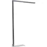 Arcchio Jolinda Stehleuchte Silver - , Jolinda, dimmbar, Grau, für Arbeitszimmer / Büro, Metall, Modern