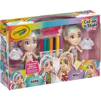 Crayola Color n Style Rainbow Twins Färbung
