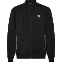 EA7 für Herren. 8NPM19_PJ4EZ Zug Premium Shield Sweatshirt schwarz (XS), Lässig, Sportlich, Baumwolle, Langarm