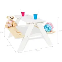 Pinolino Kindersitzgruppe Nicki für 4 weiß