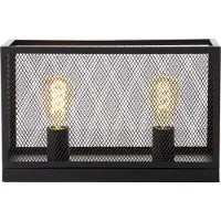 Brilliant Tischlampe aus Mesh Maze 2x E27
