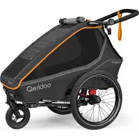 Qeridoo Kidgoo 1 FIDLOCK Edition - Kinderfahrradanhänger für 1 Kind