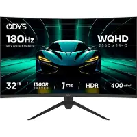 ODYS XP32 PRO-X 32 Zoll Curved Gaming Monitor WQHD 2560x1440 180Hz 2.4ms VA