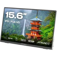 Japannext JN-MD-I156FHDR-T, 39,6 cm (15.6"), 1920 x 1080 Pixel, Full HD, LED, 16 ms, Grau