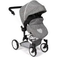 Bayer Chic 2000 2in1 Carrozzina Bambola Combinata Linus Jeans