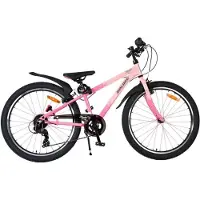 Volare Mystic Kinderfahrrad - 24 Zoll - Rosa - 7 Gänge
