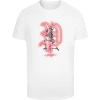 Mister tee Pray Neon Skull Kurzarm-t-shirt