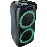Ibiza Sound FREESOUND400 Akku aktiv Lautsprecher Box 400W LED bluetooth USB Micro-SD und Fernbedienung