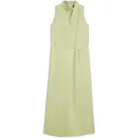 HUGO Maxikleid aus Satin mit abnehmbarem Kettengürtel Grösse 44
