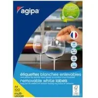 Agipa Universal-Etiketten, 70 x 37 mm, weiá, rechteckig