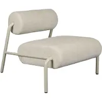 Zuiver Lekima Lounge Chair Eisen/Polyester Beige