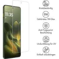 Accezz Screen Protector aus gehärtetem Glas für das Motorola Edge 70