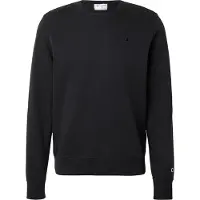 Champion Sweatshirt "ICONS TONAL Terry Crewneck Sweatshirt", Herren, Gr. L, schwarz (nbk), Obermaterial: 70% Baumwolle, 30% Polyester, Sweatshirts Sweatshirt, aus Baumwolle und Polyester