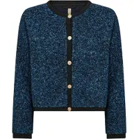Soyaconcept Strickjacke SC-BESSIE in 96910C NAVY MELANGE COMBI | Gr.: L