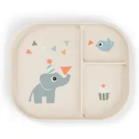Done by Deer - Foodie Menüteller - Celebration Sand - 22 x 18 x H 2 cm