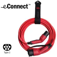 Defa Ladekabel eConnect Red Mode3 20A/3Phasen/Typ2/7.5m