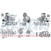 Nissens Lader, Aufladung [Hersteller-Nr. 93466] für Audi, VW, Nissan, Renault, Skoda, Seat, Dacia