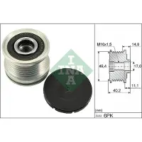 INA Generatorfreilauf 535012410 für VW MAN PORSCHE