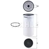 MAHLE ORIGINAL Kraftstofffilter KC 375D