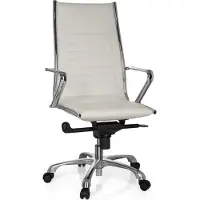 Hjh OFFICE PARIBA III - Profi Chefsessel Cremeweiß