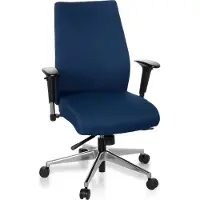 Hjh OFFICE PRO-TEC 250 - Profi Bürostuhl Dunkelblau