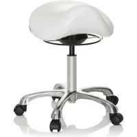 Hjh OFFICE ORTHO SIT - Arbeitsstuhl Arbeitshocker Weiß